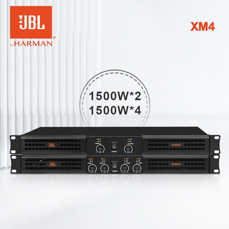 เพาเวอร์แอมป์กลางแจ้ง,JBL/แท้ XM2/4 power amp 8Ω 1500W*2/4ch เพาเวอร์แอมป์ดิจิตอล