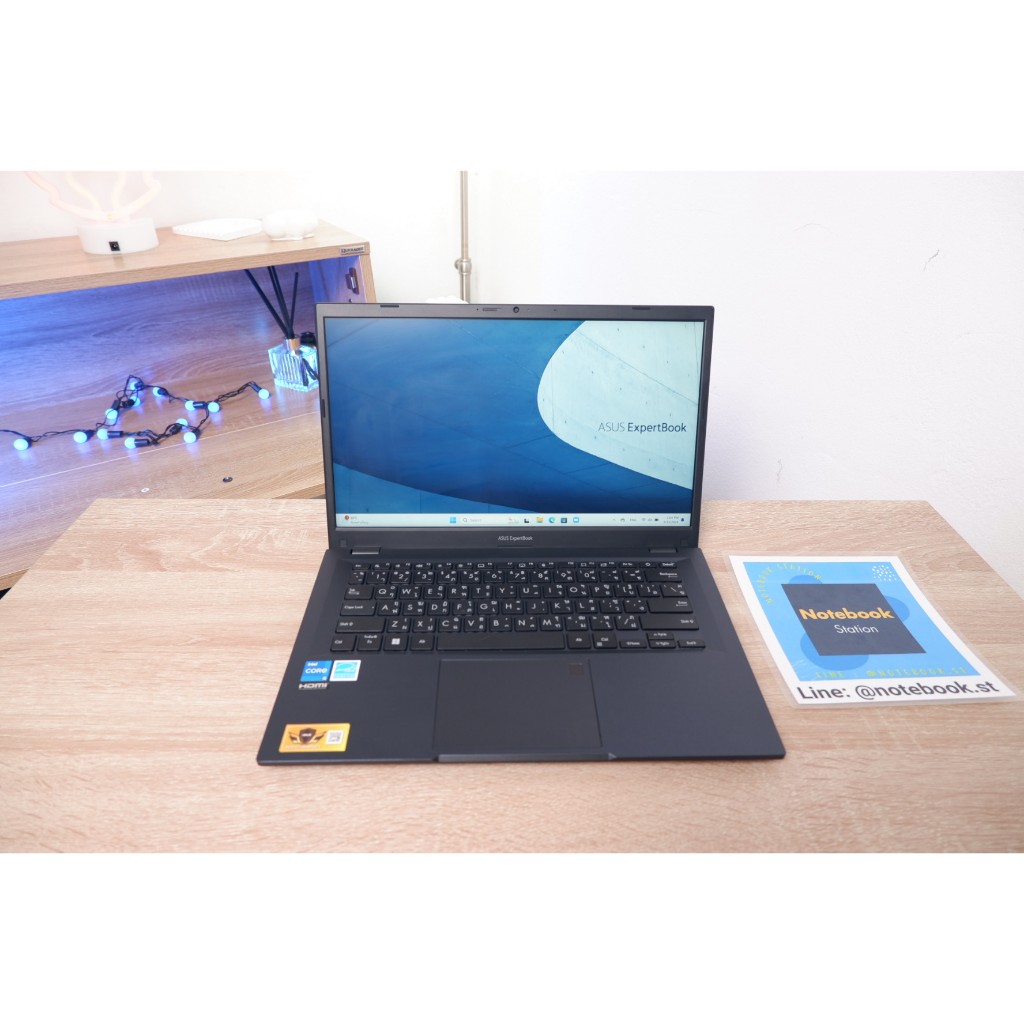 Asus ExpertBook B1 i5-1235U Ram16 SSD512 จอ14 FHD สเปคสูง เครื่องสวยบางเบา ประกันศูนย์ยาว2026 พร้อมใ