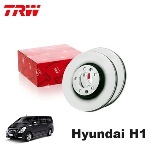 TRW จานเบรค (หน้า-หลัง) Hyundai H1 ปี 2008-2022 จานดิสเบรค ฮุนได เอชวัน DF7866, DF7867