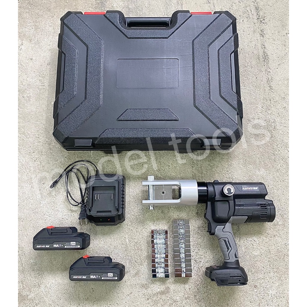 [ NANWEI ] เครื่องย้ำสายไฟไร้สาย ขนาด 10 - 300 มม มอเตอร์บัทเลส
