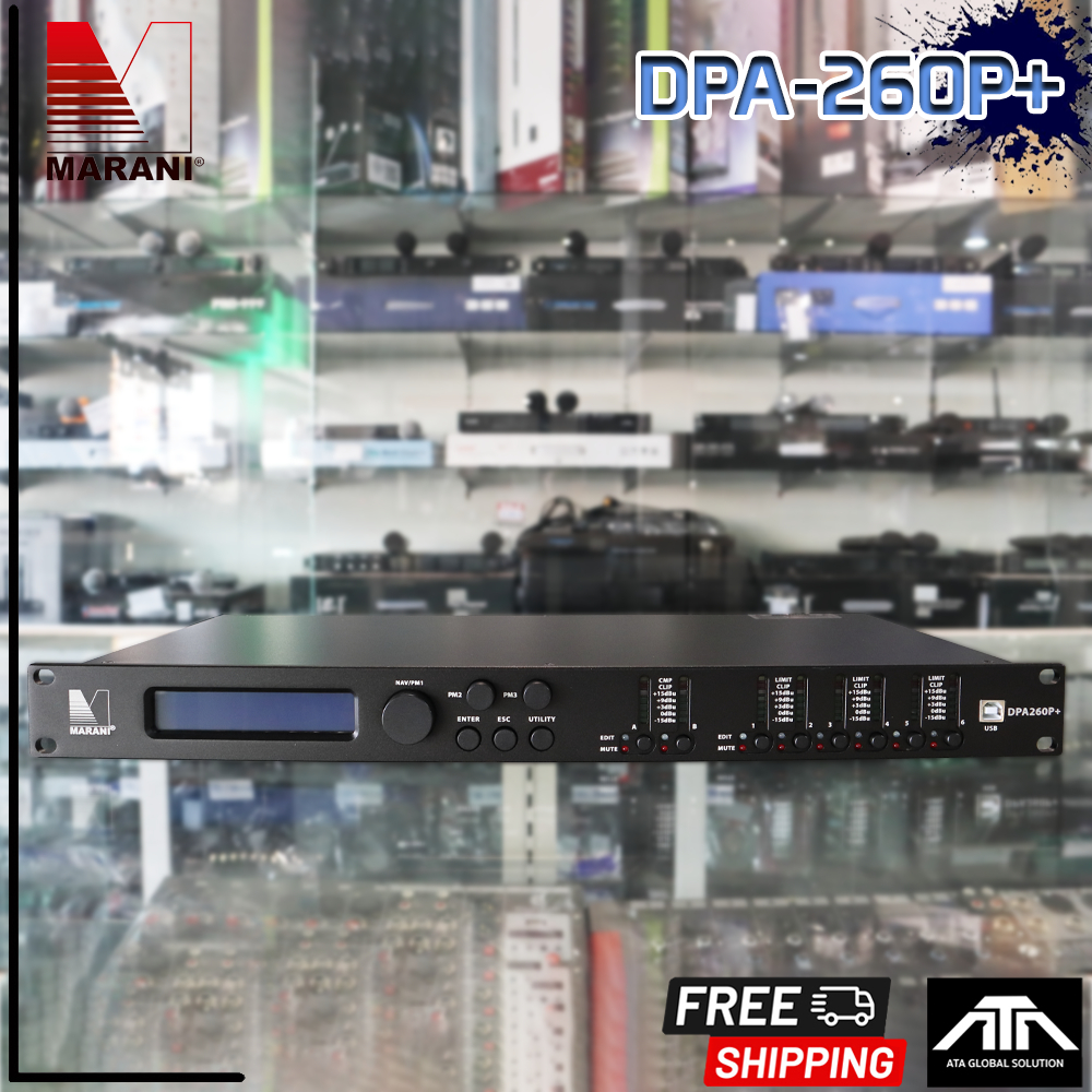 DriveRack Marani 260P+ DPA260P ครอสโอเวอร์ ไดร์แร็ค ครอสดิจิตอล ครอส มารานี่ DPA-260P+