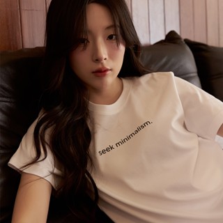 SEEK MINIMALISM | White Basic Tee เสื้อยืดมินิมอล สีขาว ผ้าด…