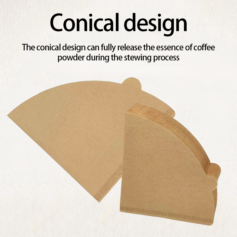 🔥  เกรดอาหาร (100 แผ่น) 🔥 กระดาษดริป  ทรง V ก้นแหลม กระดาษกรองกาแฟ กรองไม่มีสารตกค้างและกลิ่น - รูปที่ 6