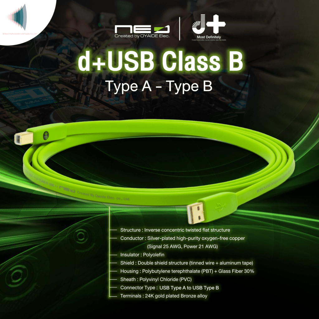 NEO™ (Created by OYAIDE Elec.) d+ USB Class B