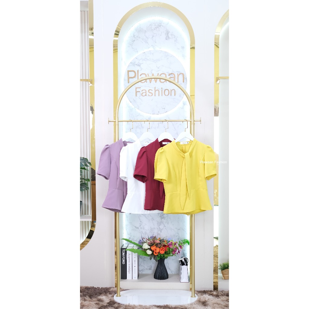 เสื้อคอโบว์หูกระต่าย รุ่น Ui UP UQ UR US UT UU