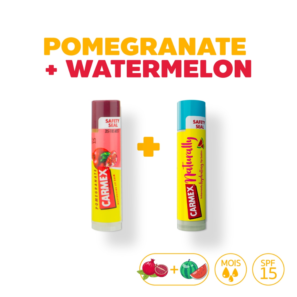 [1แถม1 ลิป Carmex ชุดจับคู่] ราคาพิเศษ มีให้เลือกทุกกลิ่น