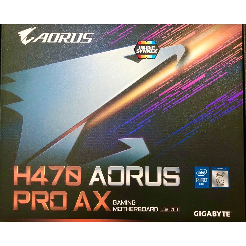 MAINBOARD (เมนบอร์ด) 1200 GIGABYTE H470 AORUS PRO AX มือสอง