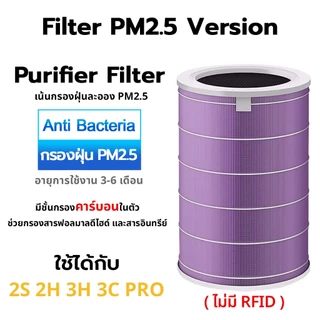 [ มี RFID ] ไส้กรองเครื่องฟอกอากาศ สำหรับรุ่น Xiaomi Mi Air Purifier 1/2/2S/Pro/2H/3H/3C