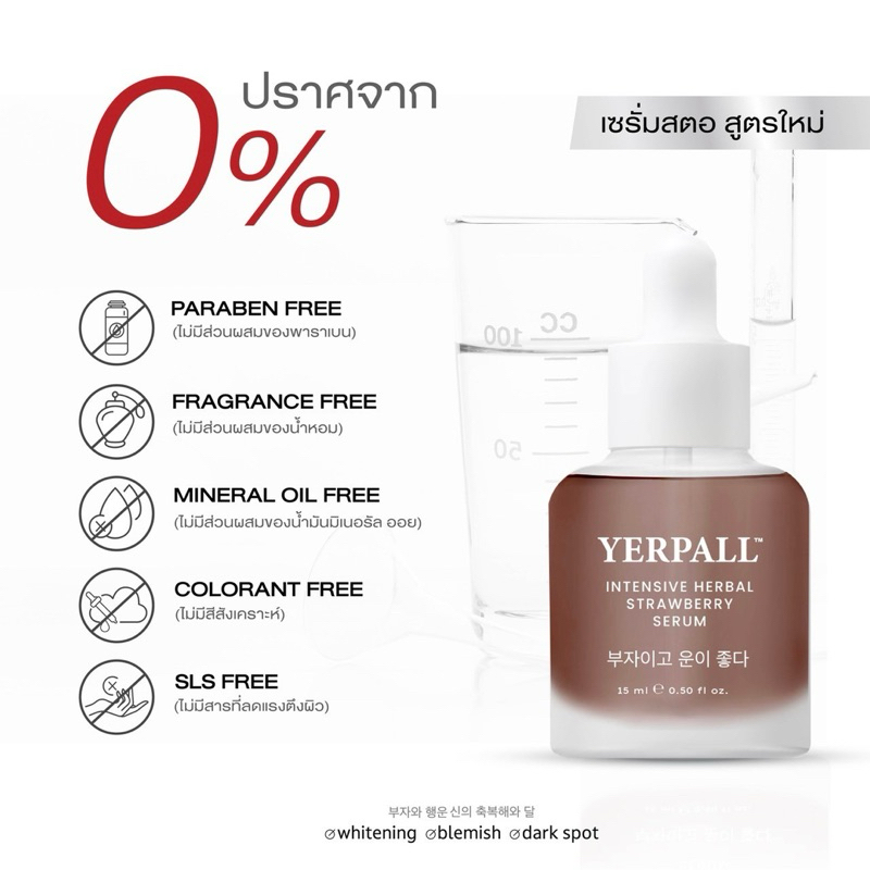 (ลด50% ในไลฟ์) เซรั่มสตอ และเซรั่มเรตินอล Yerpall แพ็คเกจใหม่ ลดรอยสิว🍓🌷 - รูปที่ 6