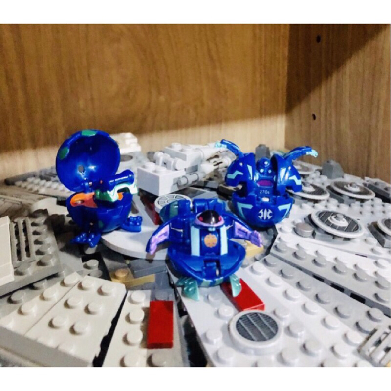 Bakugan Aquos Battle Set B1 Open Core Preyas Robotallion Juggernoid