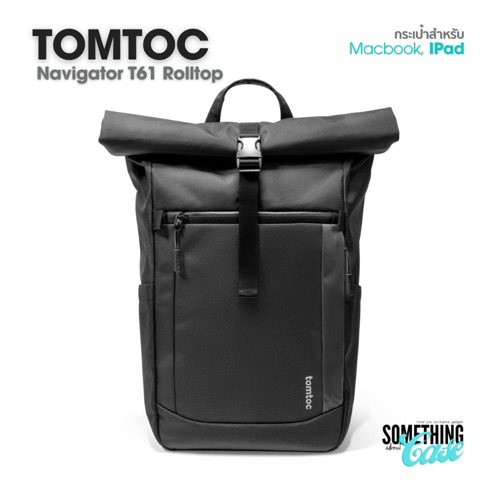 Tomtoc Navigator T61 Rolltop Backpack 20 Liter กระเป๋าสำหรับ Macbook Pro Macbook Air 13-16"