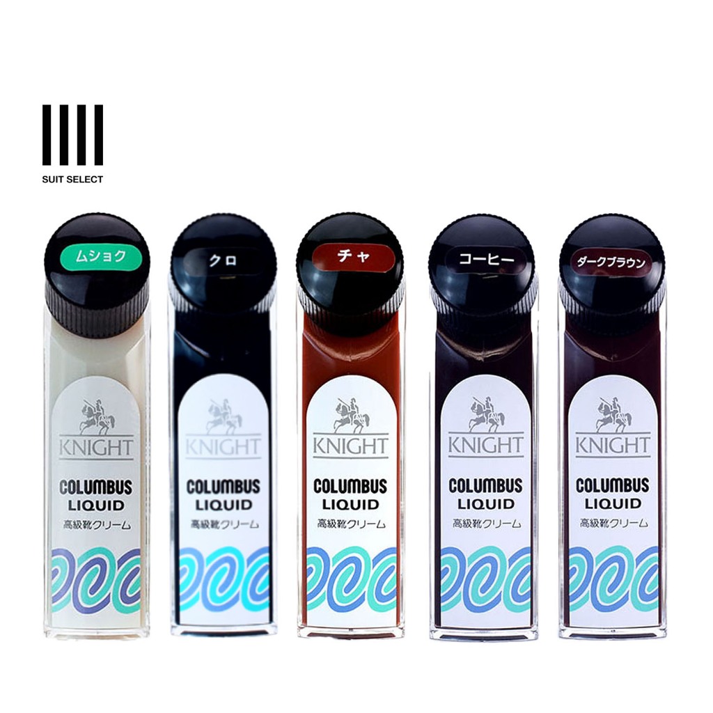 SUIT SELECT LIQUID  SHOES CARE ครีมดูแลรองเท้าชนิดเหลวขนาดพกพาที่คุณสามารถขัดรองเท้าได้ง่ายๆ เพียงแค่ทา