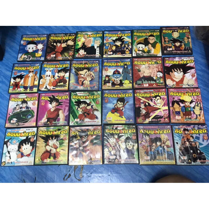 VCD,วีซีดีการ์ตูนกล่อง ดราก้อนบอล 77 แผ่นจบภาค แผ่นแท้ มาสเตอร์
