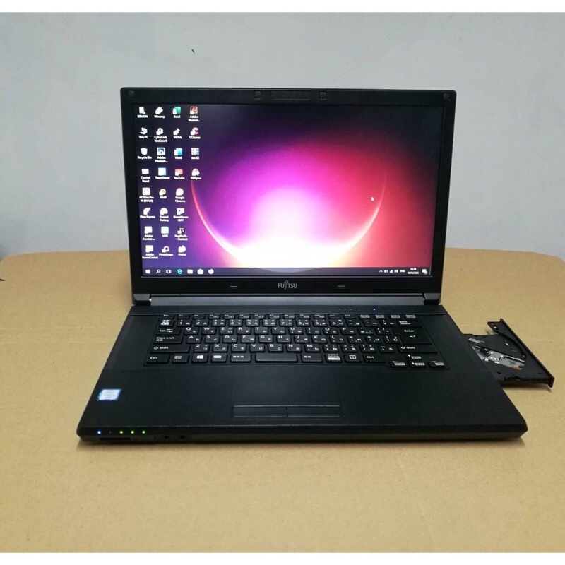 โน๊ตบุ๊คมือสอง Notebook Fujitsu A746 Core i7-6600U(RAM:4GB/HDD:500GB) ขนาด15.6 นิ้ว