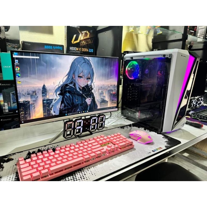 คอมเล่นเกมสตีมเกม GTA FiveM intel i7 GTX1650 SSDจอ22"