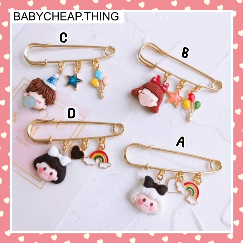 ☆เข็มกลัดคนท้อง สำหรับคุณแม่ เข็มกลัดแฟชั่น สไตล์เกาหลี (JK)