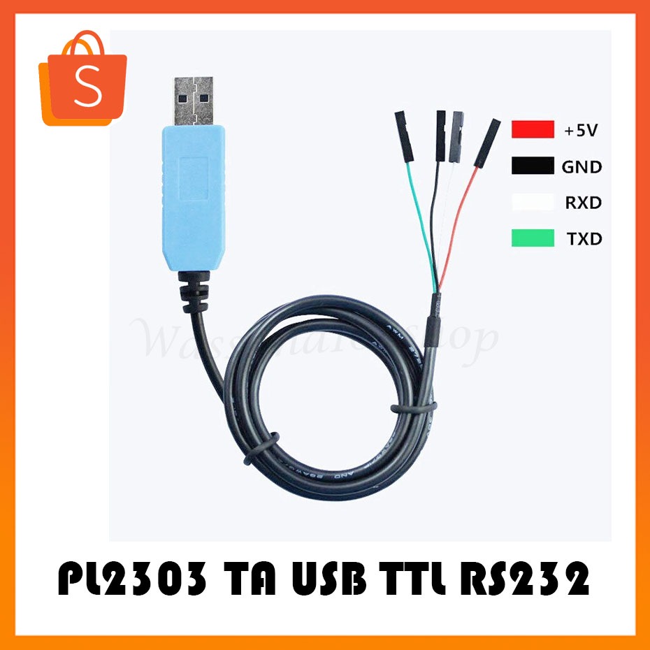 PL2303 TA USB TTL RS232 ตัวแปลงสายเคเบิล แบบอนุกรม PL2303TA สำหรับ Win XP / VISTA / 7/8 / 8.1