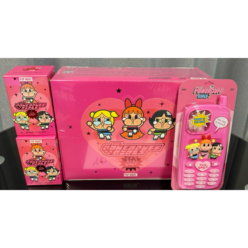 (มือ1 ยกกล่อง พร้อมส่ง!!) กล่องสุ่ม Blindbox POP MART CRYBABY x Powerpuff Girls Series