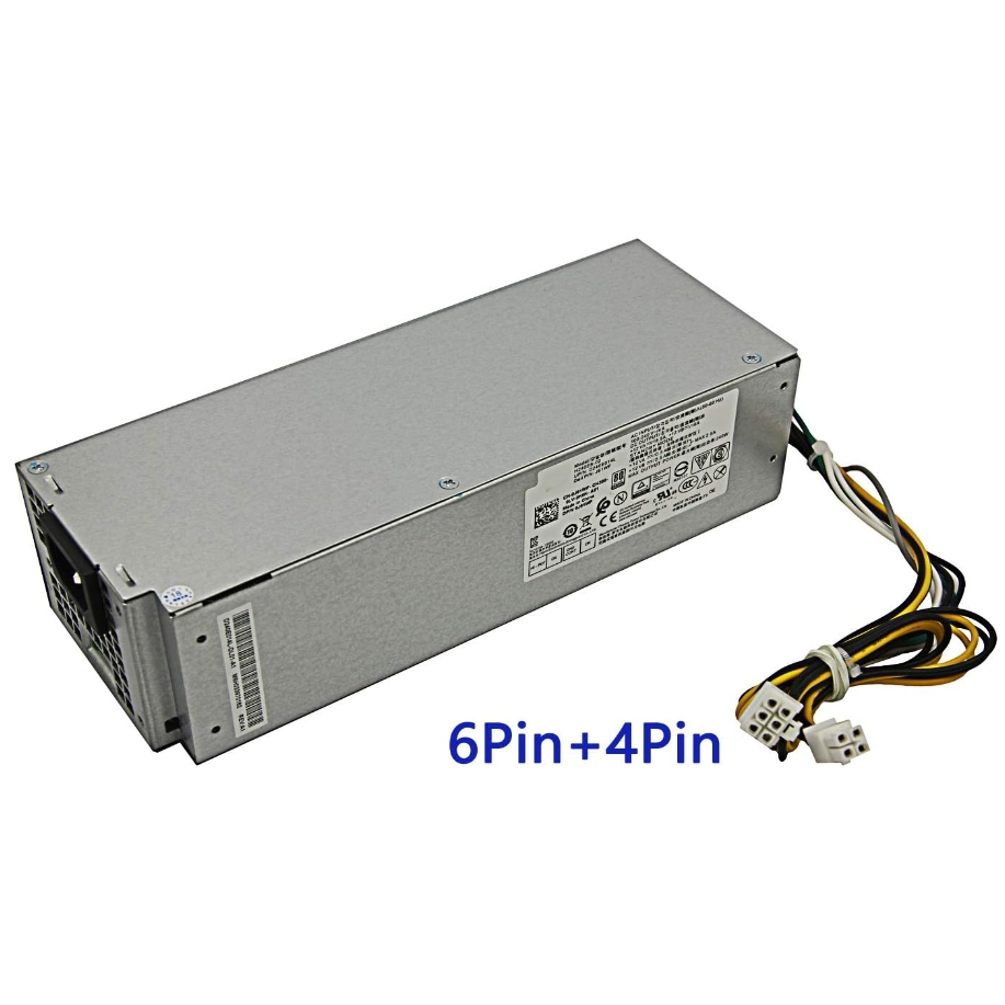 Power supply DELL Optiplex 3050 5050 7050 Inspiron 3668 SFF ของแท้มือสอง Power Supply L180AS-02 6PIN + 4PIN
