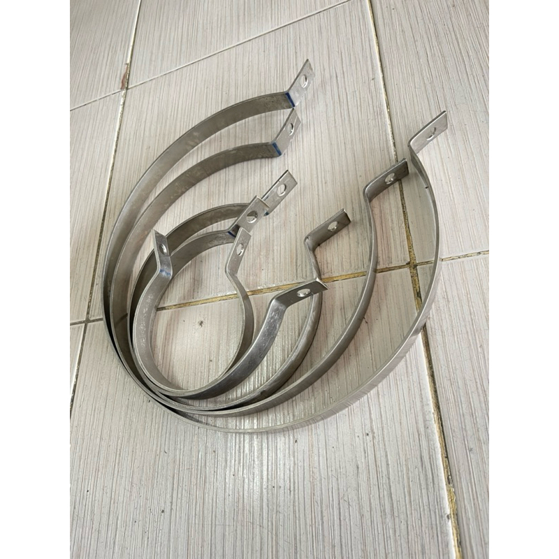 สายรัดท่อไอเสียสแตนเลส สำหรับรัดท่อเหล็กหรือสแตนเลสเท่านั้น มีขนาด3นิ้ว-12นิ้ว ร้านท่อซิ่งเอสเอ็น