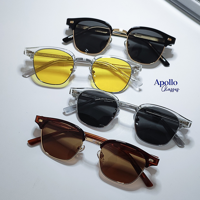 AP062 - แว่นกันแดด UV400 แว่นแฟชั่น 4 สี ดีไซน์สวย