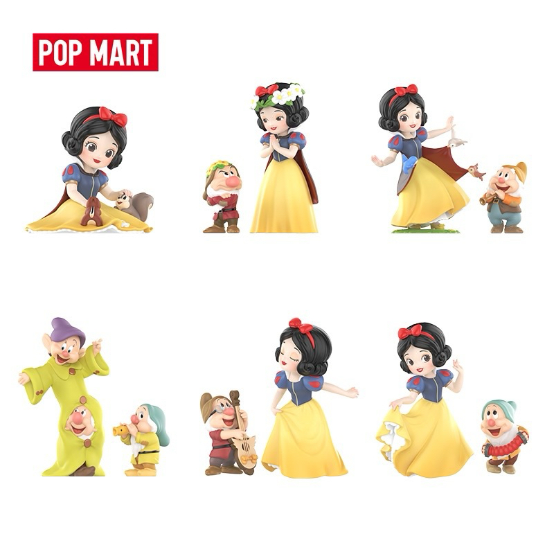 🧸 [พร้อมส่ง.. แบบสุ่ม] กล่องสุ่ม POPMART • Disney Snow White Classic Series 🫅🏻🍎👸🏻