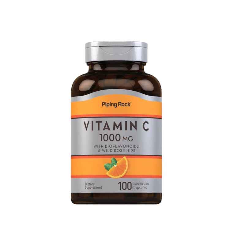 [ของแท้ ตรงปก] Vitamin C Bioflavonoids  Rose Hip วิตามิน C 1000mg พร้อมไบโอฟลาโวนอยด์และผลกุหลาบ, 100 แคปซูล