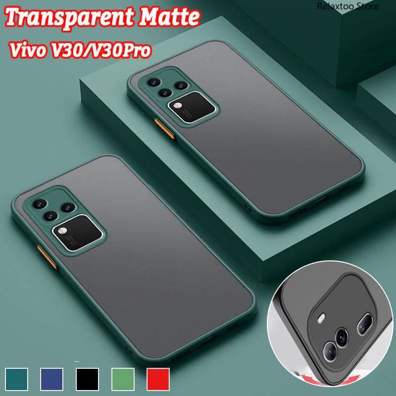 Vivo Y03T/Y28S 5G/V30e 5G/Y18/Y28 5G/Y03/Y100 5G/V30 Lite(ส่งในไทย)เคสขอบนิ่มหลังแข็งขุ่นคลุมกล้องVi