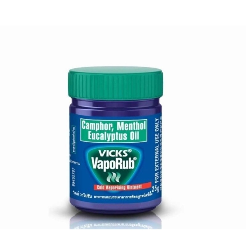 vic vaporub ขนาด 25กรัม 50กรัม 100กรัม