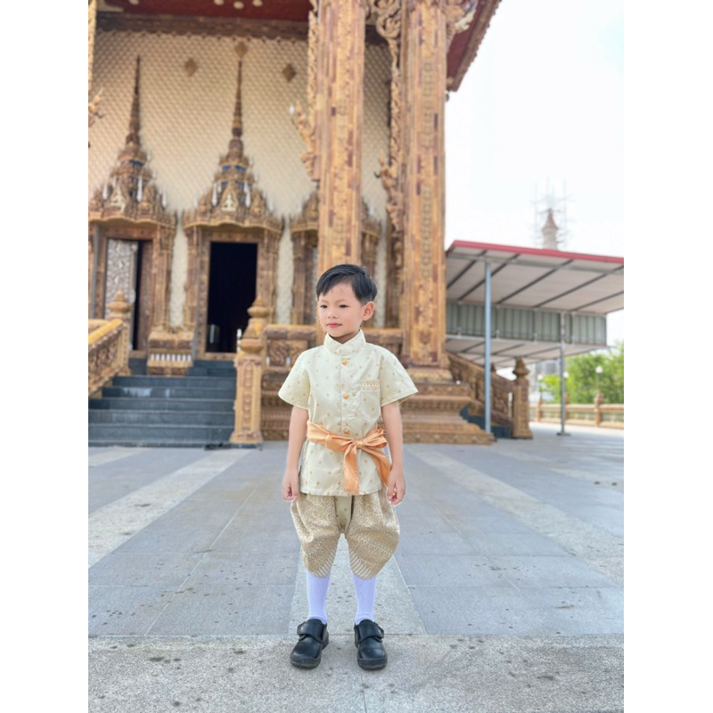 ชุดไทยลูกชายรุ่นสุวรรณมาลี