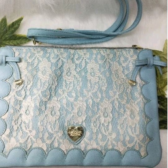 Liz Lisa  Shoulder Cross body Bag, Lace Lolita Kawaii Japanese กระเป๋าสะพายลูกไม้สวยหวานน่ารัก