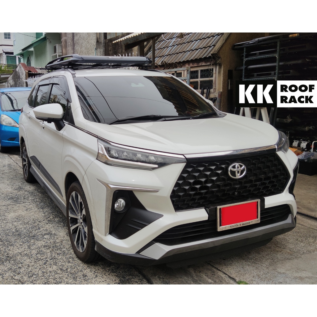 ชุดแร็คหลังคา Carryboy + KK สำหรับ Toyota Veloz ไม่เจาะรถ ของใหม่