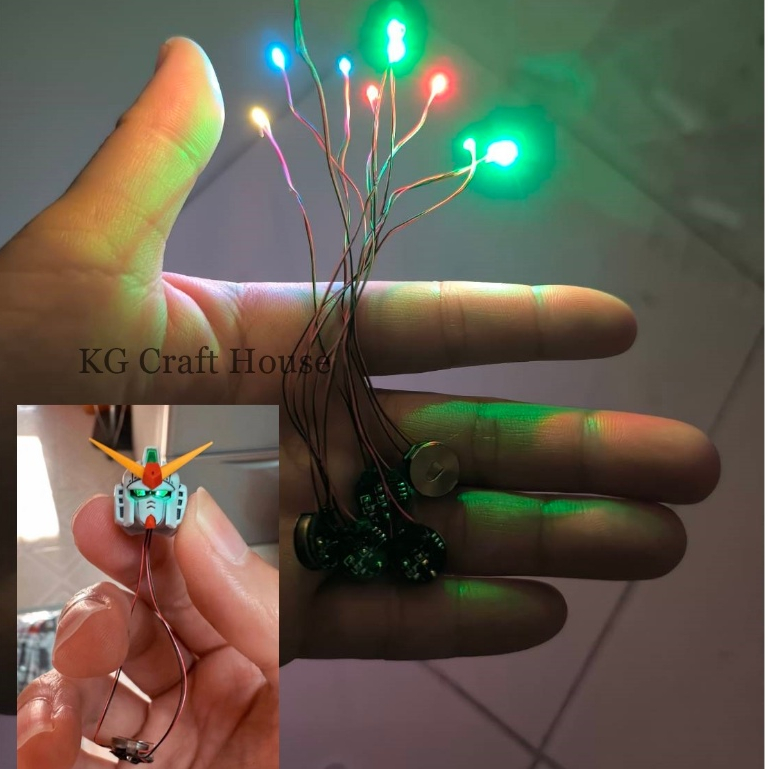 สินค้าพร้อมส่ง LED แม่เหล็กควบคุมไฟ 2 ระบบ สําหรับ GUNDAM Ultraman Transformers Car Model Plus Light