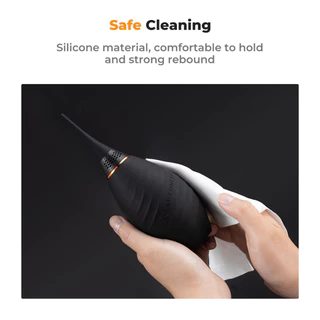 K&F High-end Unique Air Blower, Long Nozzle + Short Nozzle ที่เป่าฝุ่นซิลิโคนทำความสะอาดเลนส์