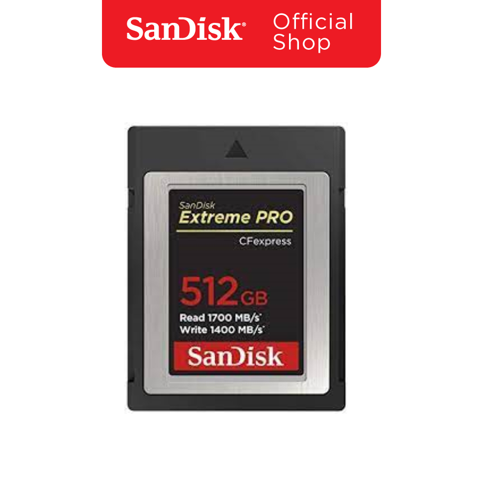 SanDisk Extreme PRO® CFexpress® Card Type B, 512GB (SDCFE-512G-GN4NN)