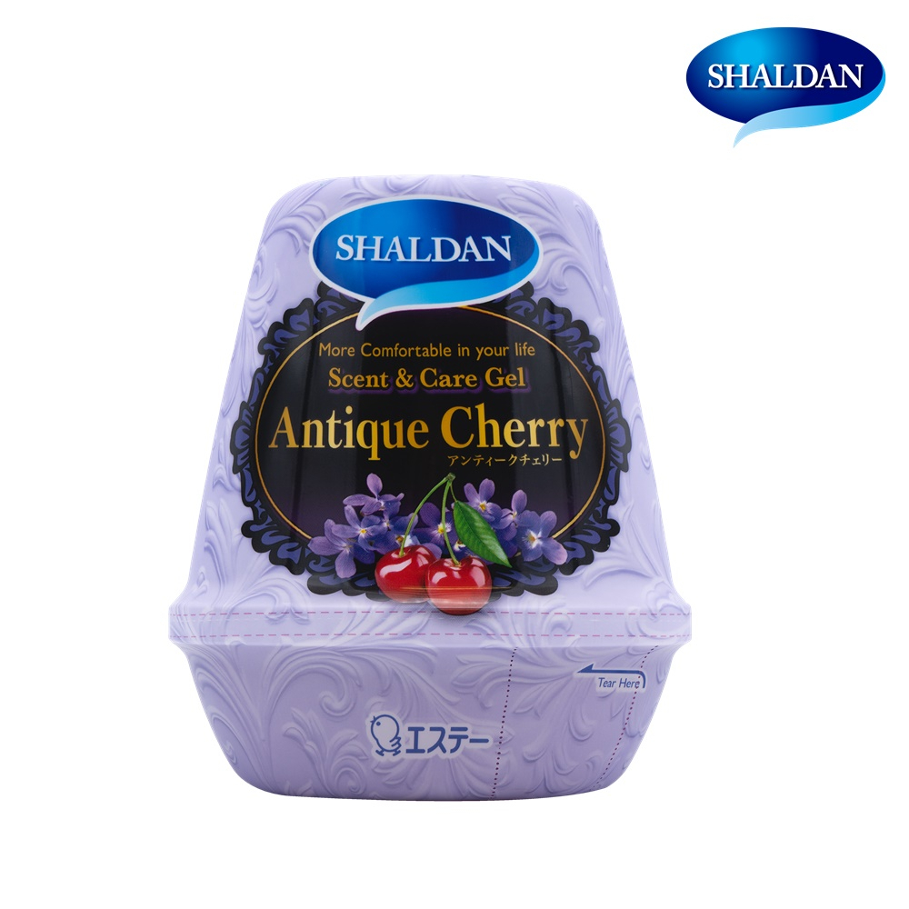 SHALDAN SCENT& CARE GELเจลปรับอากาศเอนกประสงค์ กลิ่น แอนทีค เชอรี่