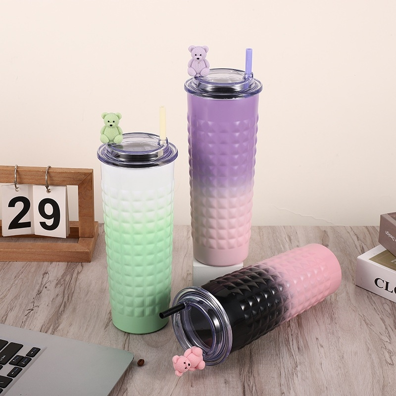แก้วเก็บความเย็น (Durian bear) 750 ml. สีทูโทน รูปที่ 8