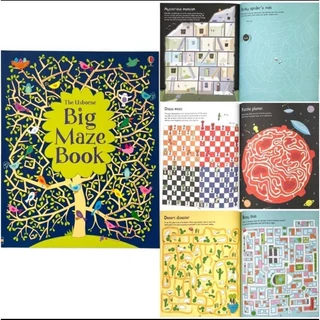 🌟 ใหม่🌟หนังสือกิจกรรม โยงเส้น ลากเส้นหาทางออก The Maze book (701071400)