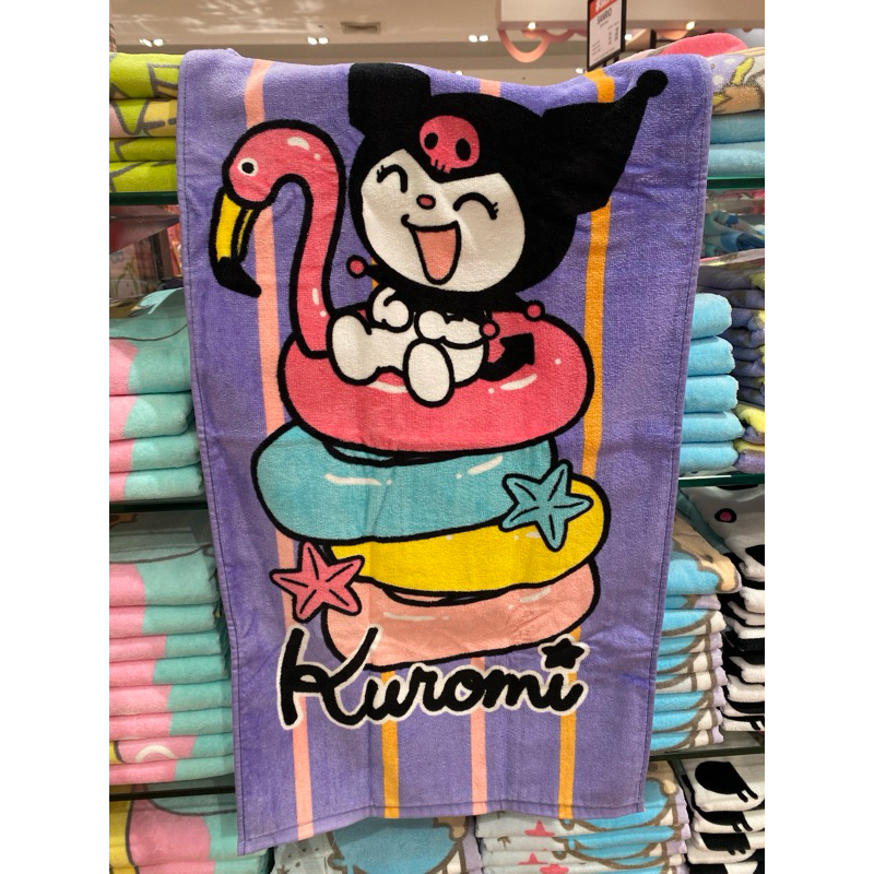 ผ้าขนหนูsanrioขนาดเช็ดผมซับน้ำดีมาก