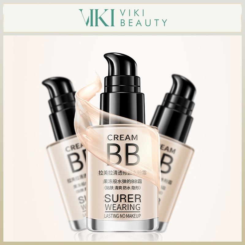 LAMEILA รองพื้น คอนซีลเลอร์ BB Cream 30ml ​ครีมกันแดดผสมรองพื้น รองพื้นกันน้ำ ผิวชุ่มชื้น เนื้อบางเบา ติดทนยาวนาน สินค้า