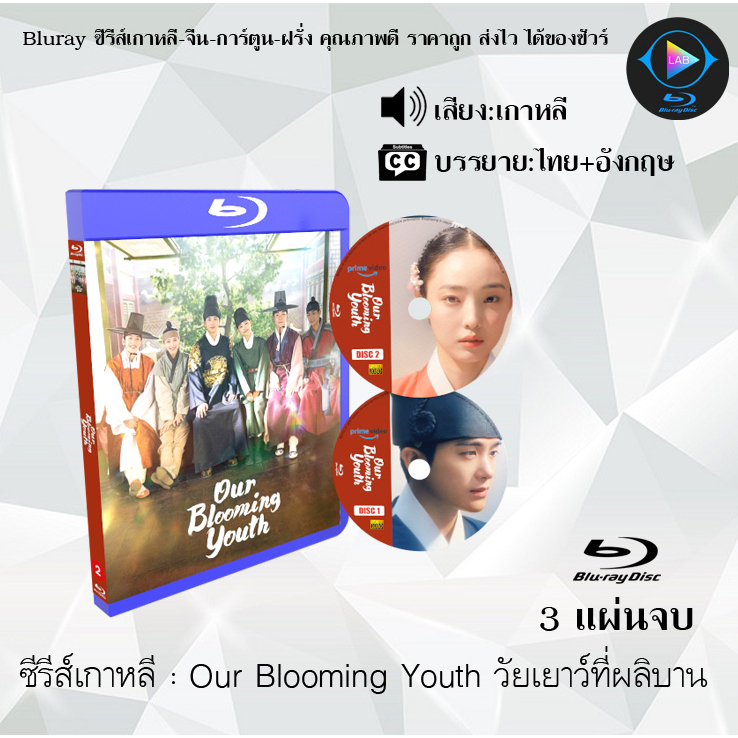 Bluray ซีรีส์เกาหลี Our Blooming Youth วัยเยาว์ที่ผลิบาน : 3 แผ่นจบ (ซับไทย) (FullHD 1080p)