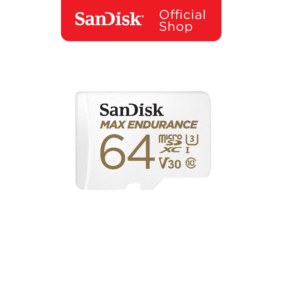 SanDisk MAX ENDURANCE microSD Card, 64GB (SDSQQVR-064G-GN6IA)