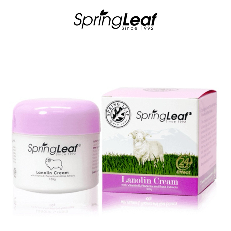 ครีมรกแกะ แท้นำเข้าจากออสเตรเลีย Spring Leaf Lanolin Cream การันตีแท้ 100%