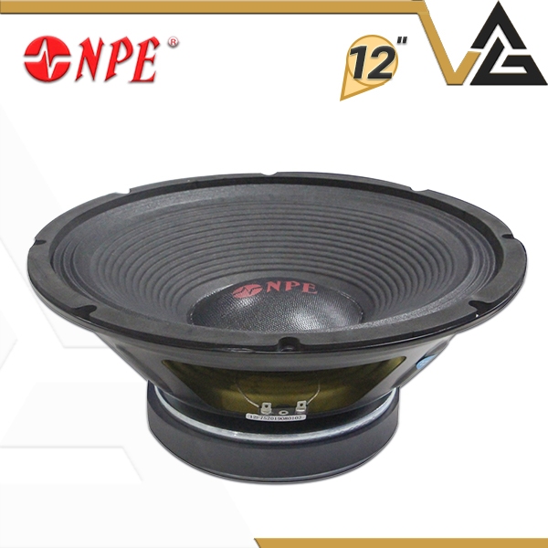 NPE 12F75 ดอกลำโพง 12นิ้ว 700W 8ohm โครงปั้ม ซับเบส เสียงกลาง วอยซ์ 76มม วูฟเฟอร์ Subbass Speaker