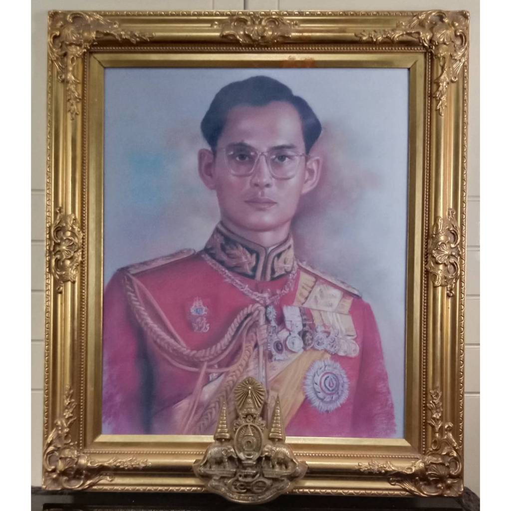 232.ภาพพิมพ์พระบรมสาทิสลักษณ์ ในหลวงรัชกาลที่9