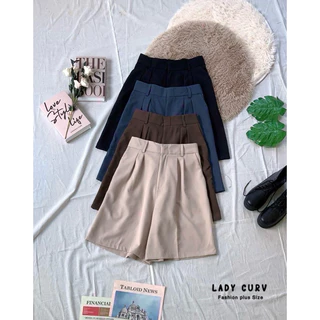 (LC) กางเกงขา4ส่วน เก็บพุง ใส่แล้วผอมเพรียว เสื้อผ้าสาวอวบอ้วน พลัสไซส์ ไซส์ใหญ่