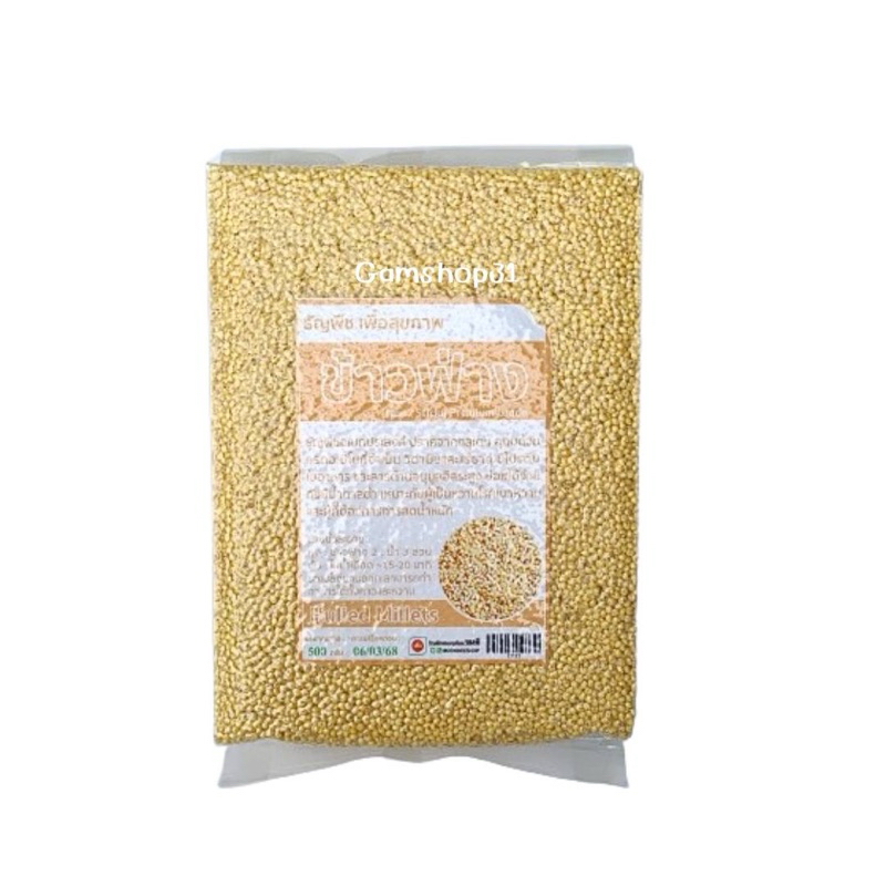 ข้าวฟ่าง ขนาด500g. ธัญพืชออแกนิค ไร้สารเคมี ธัญพืชเพื่อสุขภาพ