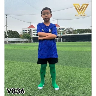ถุงเท้าฟุตบอล เด็ก ยาวถึงหัวเข่า Victory Junior Calf Cramp Socks / 9 สี