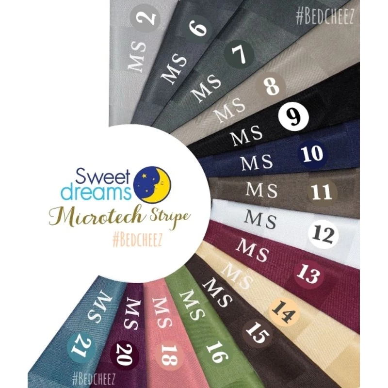 ผ้าปูที่นอนทอริ้ว Sweet Dreams สีพื้น thumbnail 6