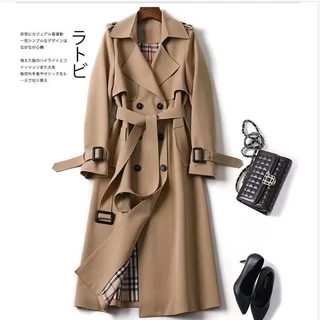 SUIT-13 ชุดสูทผู้หญิง สูทโค้ท แขนยาวกระโปรง มีเข็มขัด โค้ทแขนยาว binbinzhao